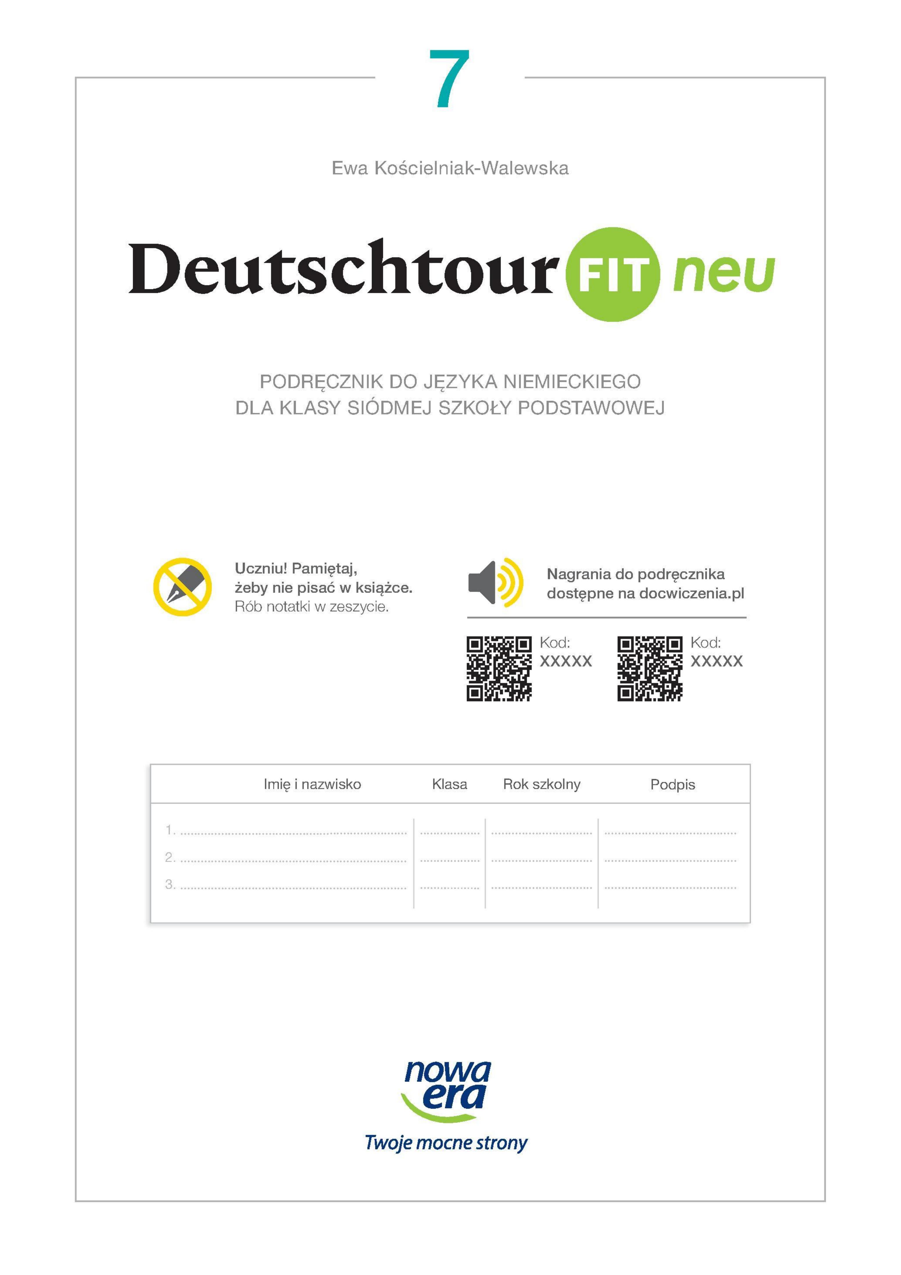 Okładka Deutschtour Fit neu 7