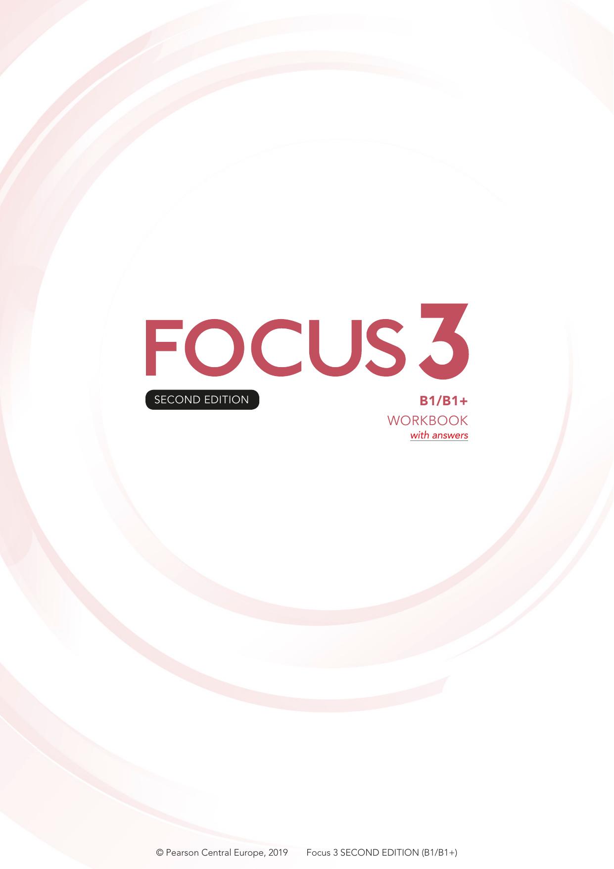 Okładka Focus 3 2E Workbook with answers
