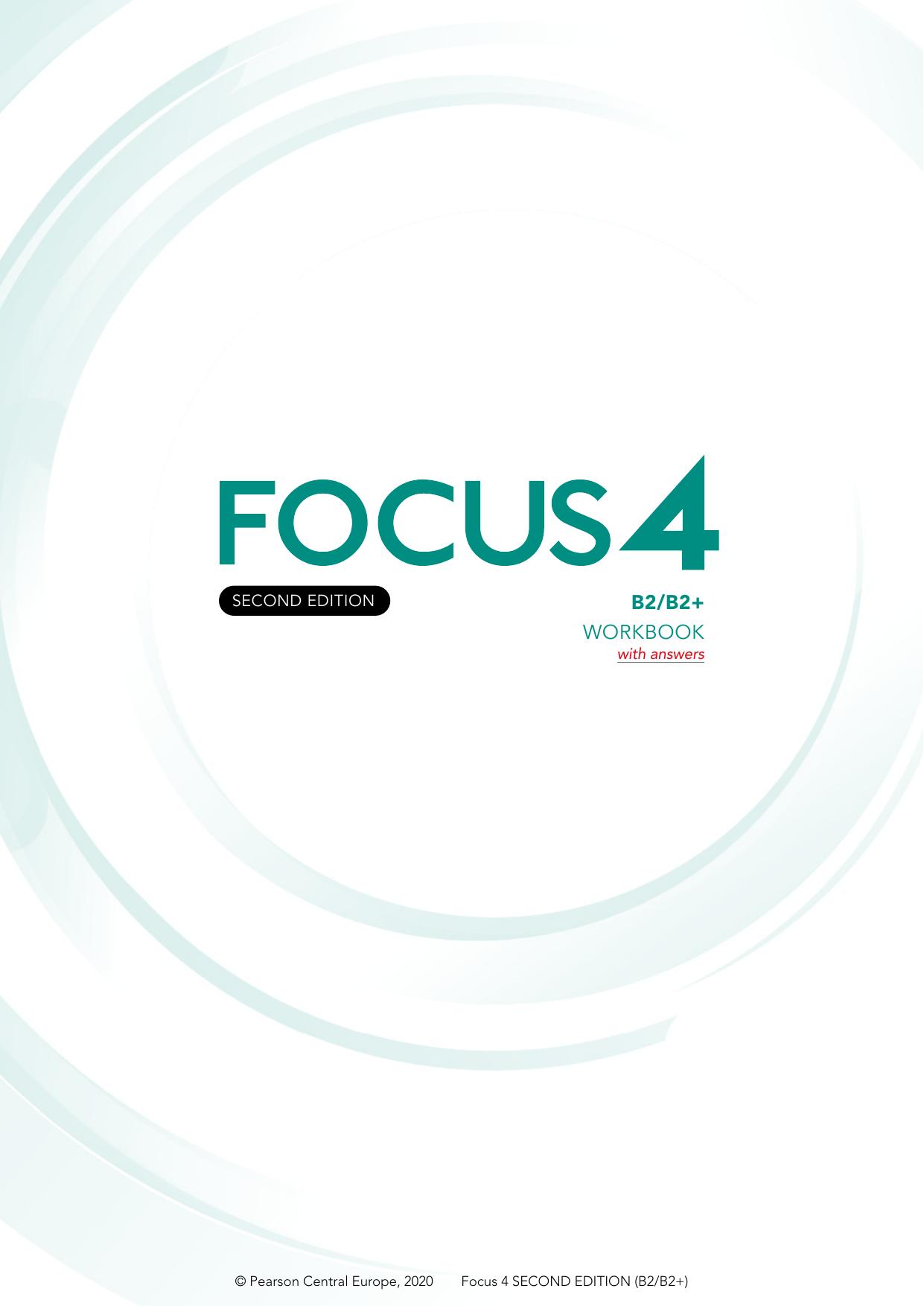 Okładka Focus 4 2E Workbook with answers