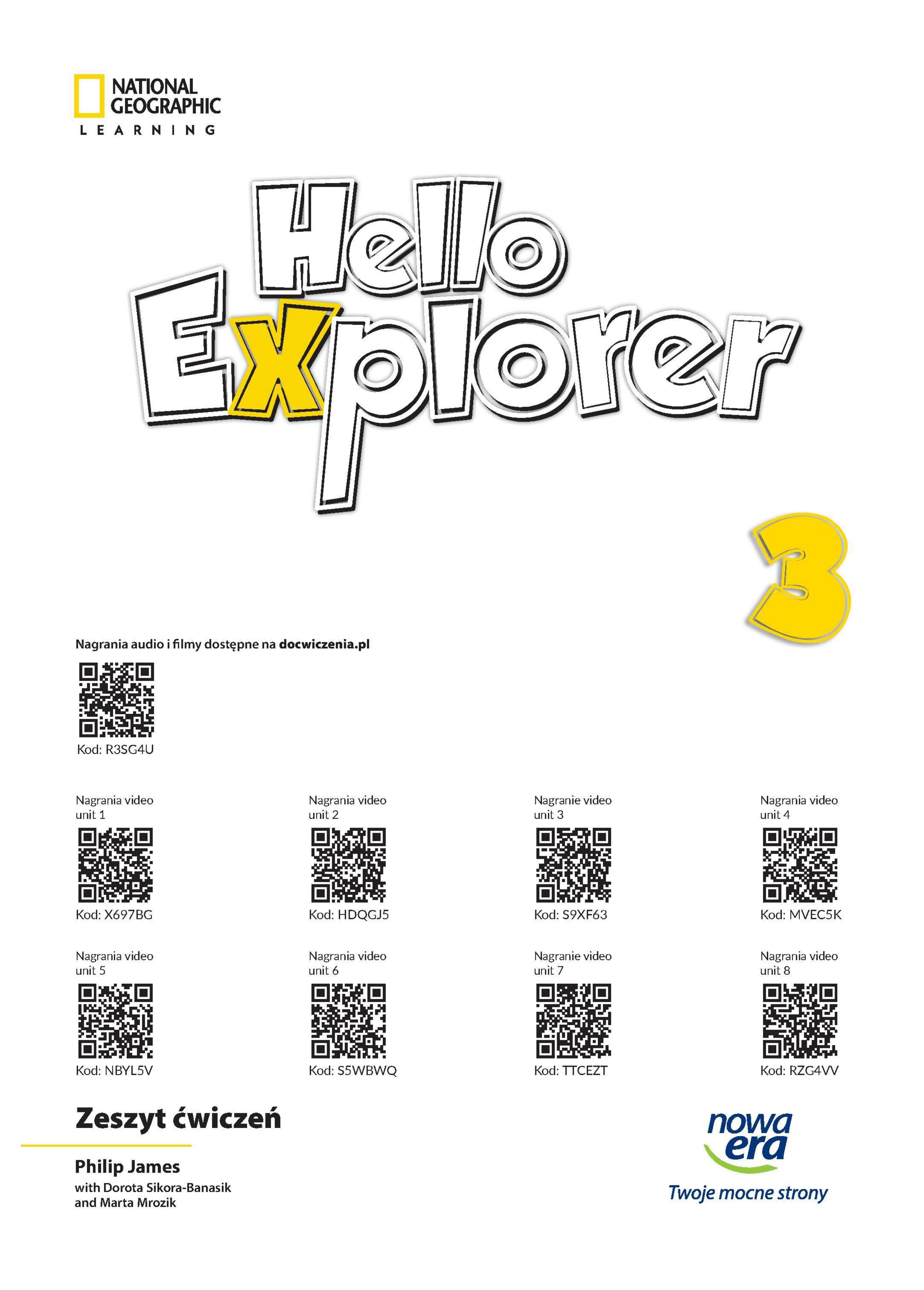 Okładka Hello Explorer 3 Workbook 