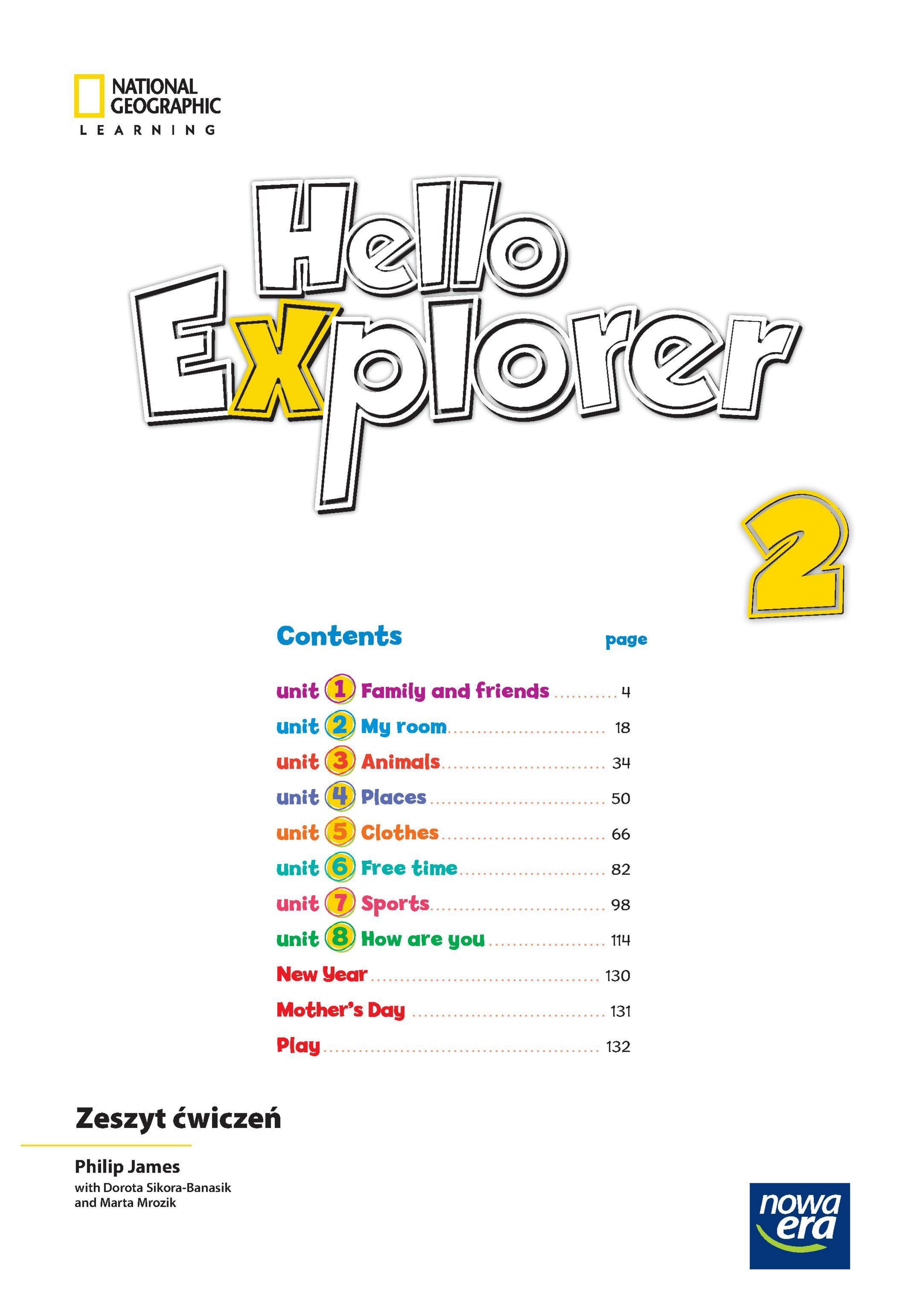 Okładka Hello explorer 2 zeszyt cwiczen