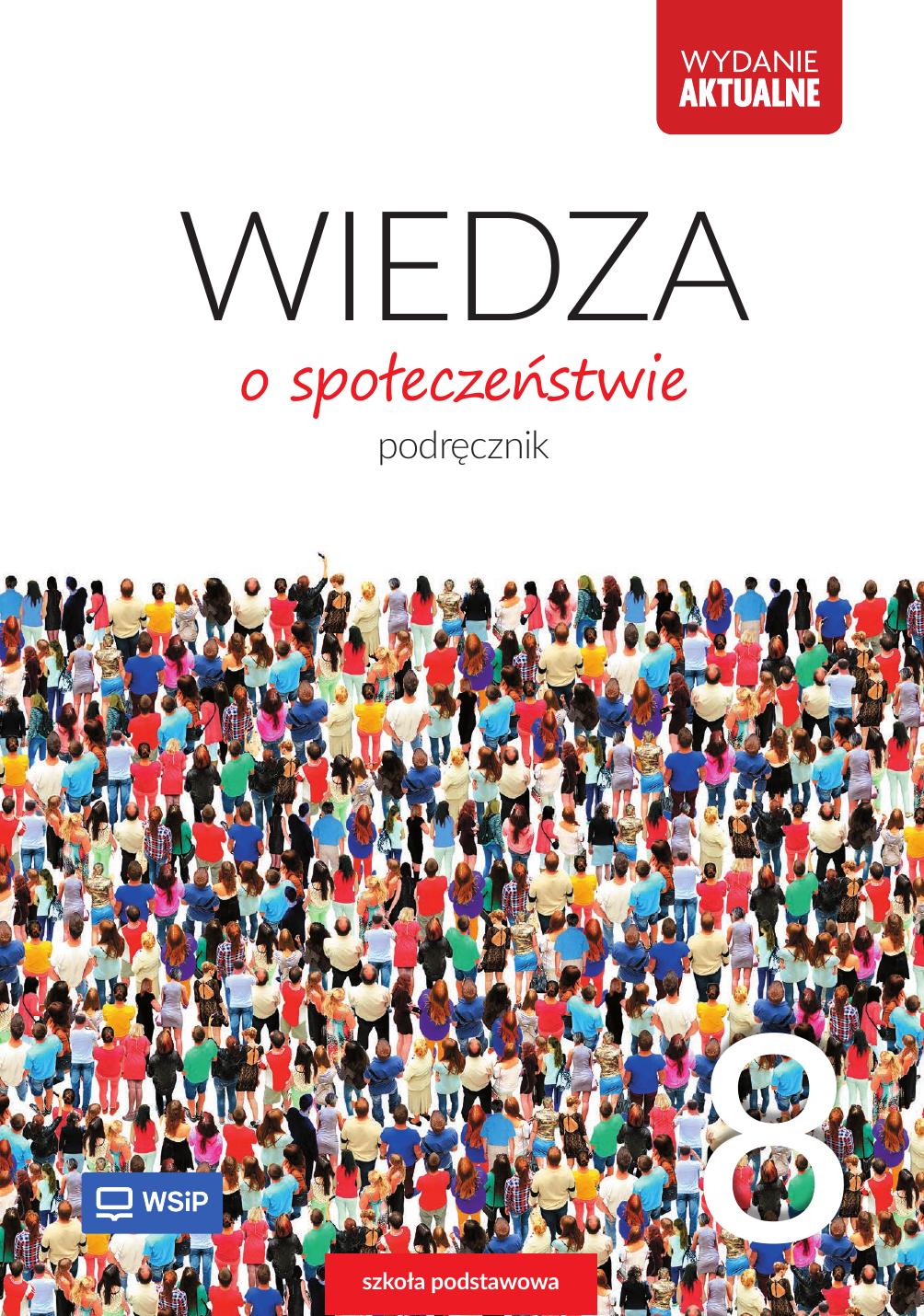 Okładka wiedza o społeczeństwie 8
