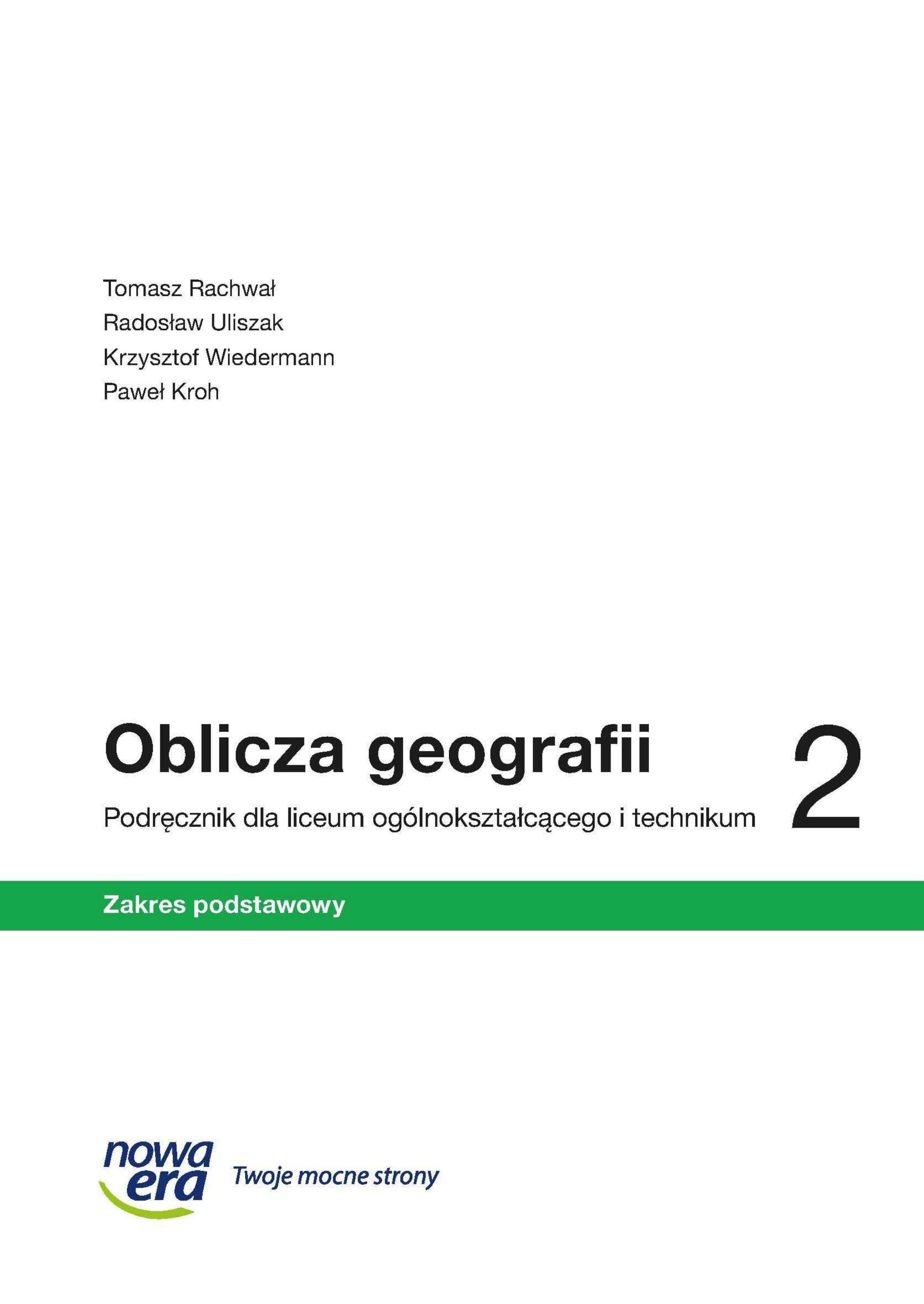 Okładka Oblicza geografii 2 ZP