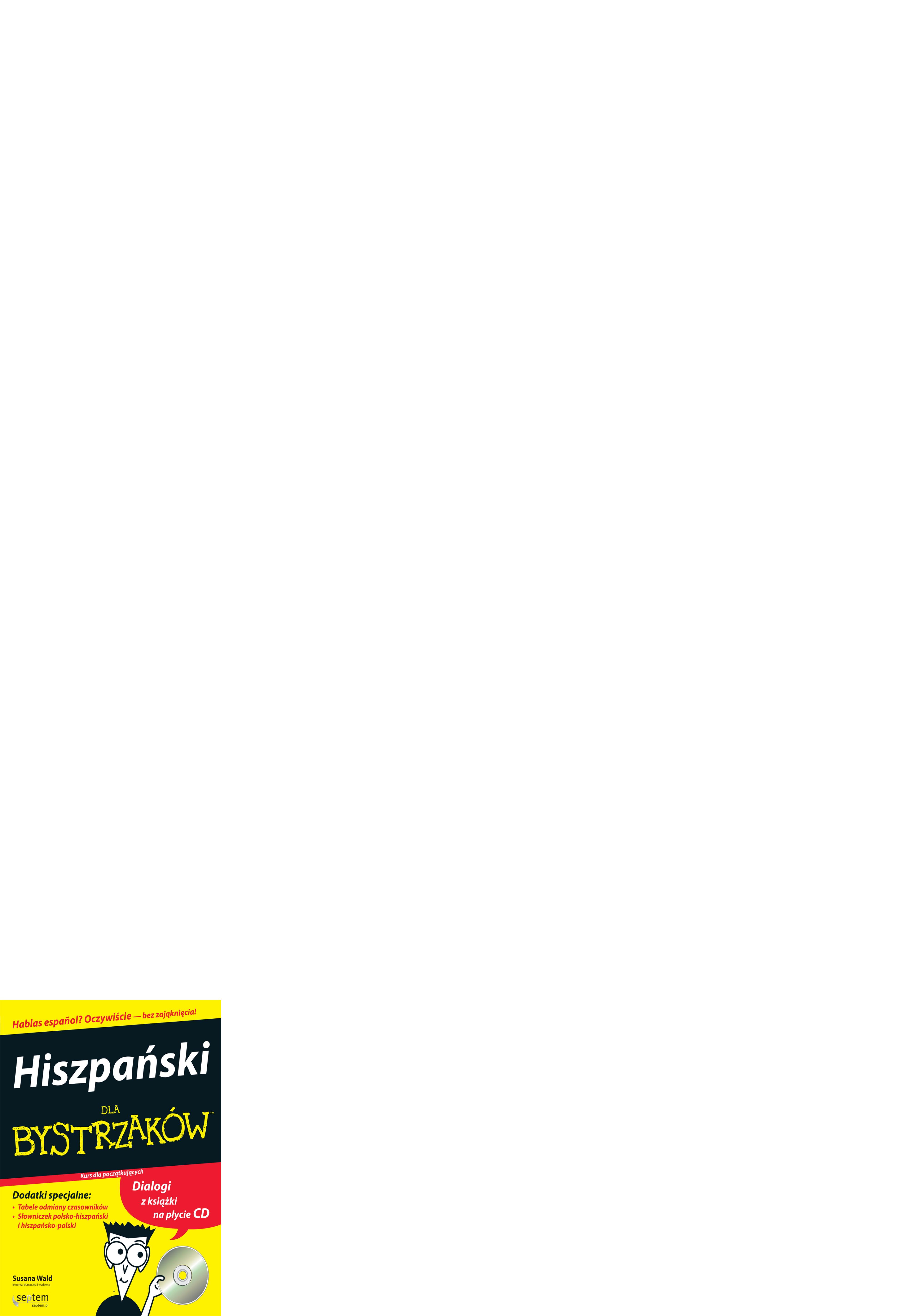 Okładka Hiszpański dla bystrzakow - kurs dla początkujących