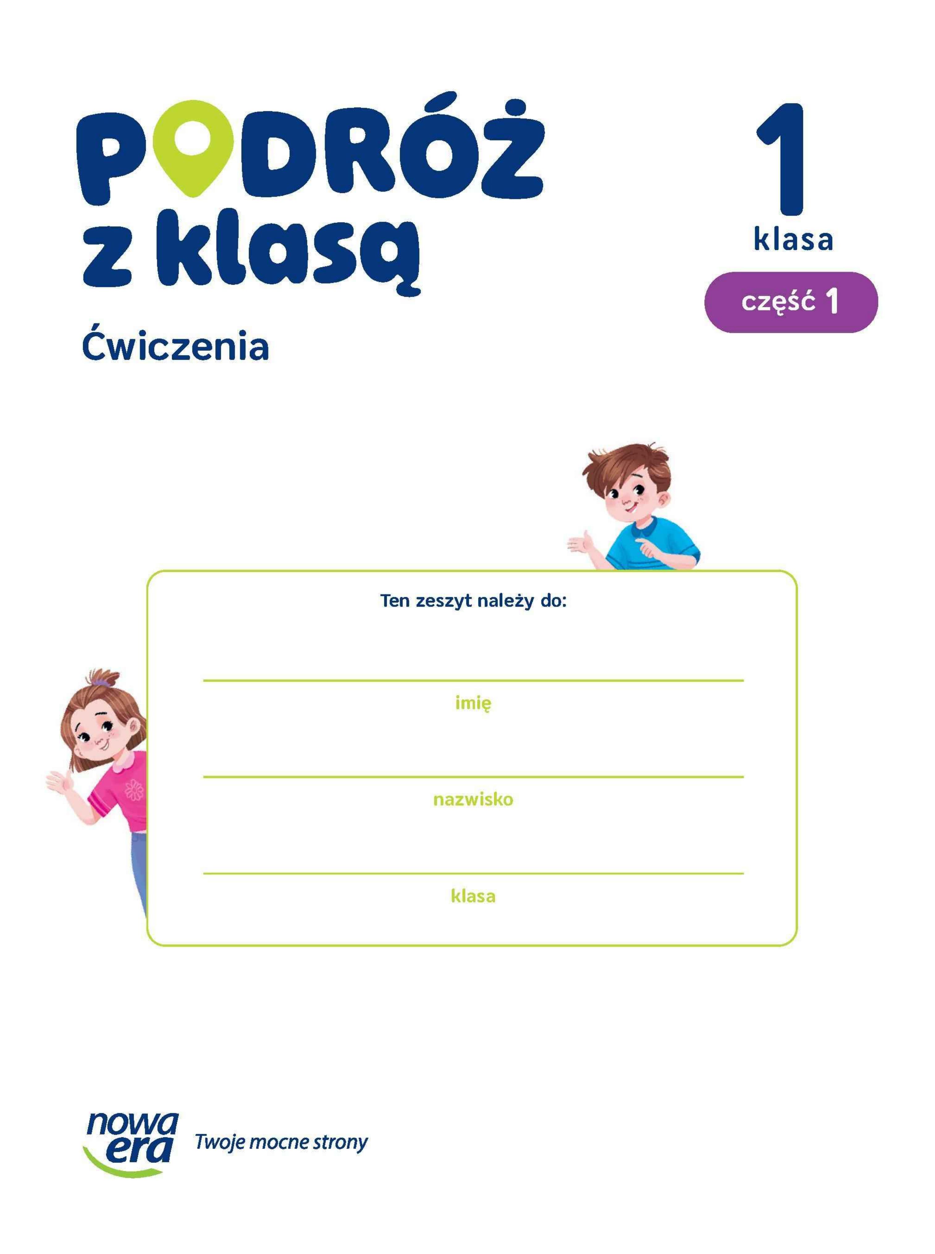 Okładka Podróż z klasą 1 cz 1 ćwiczenia