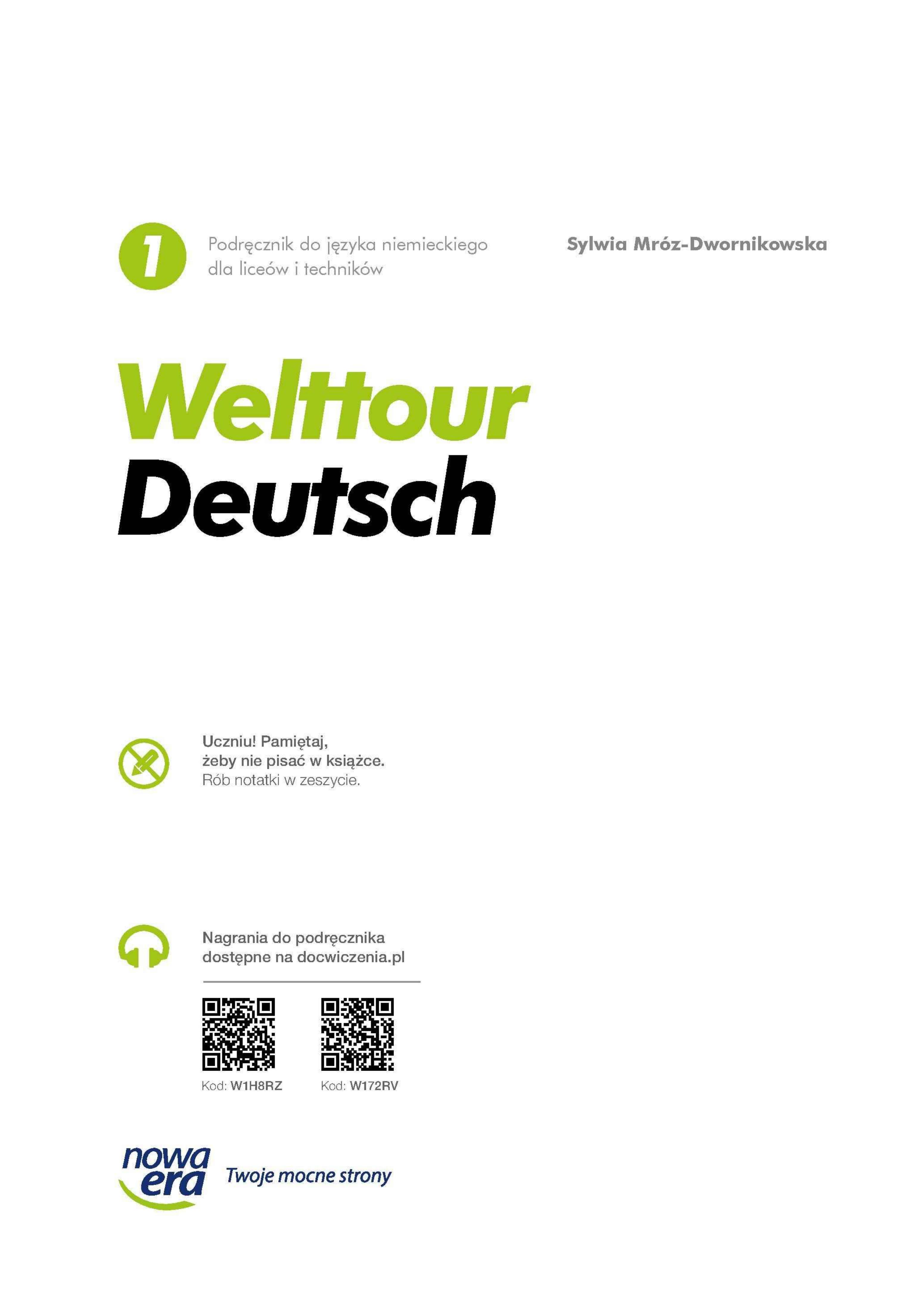 Okładka Welttour Deutsch 1