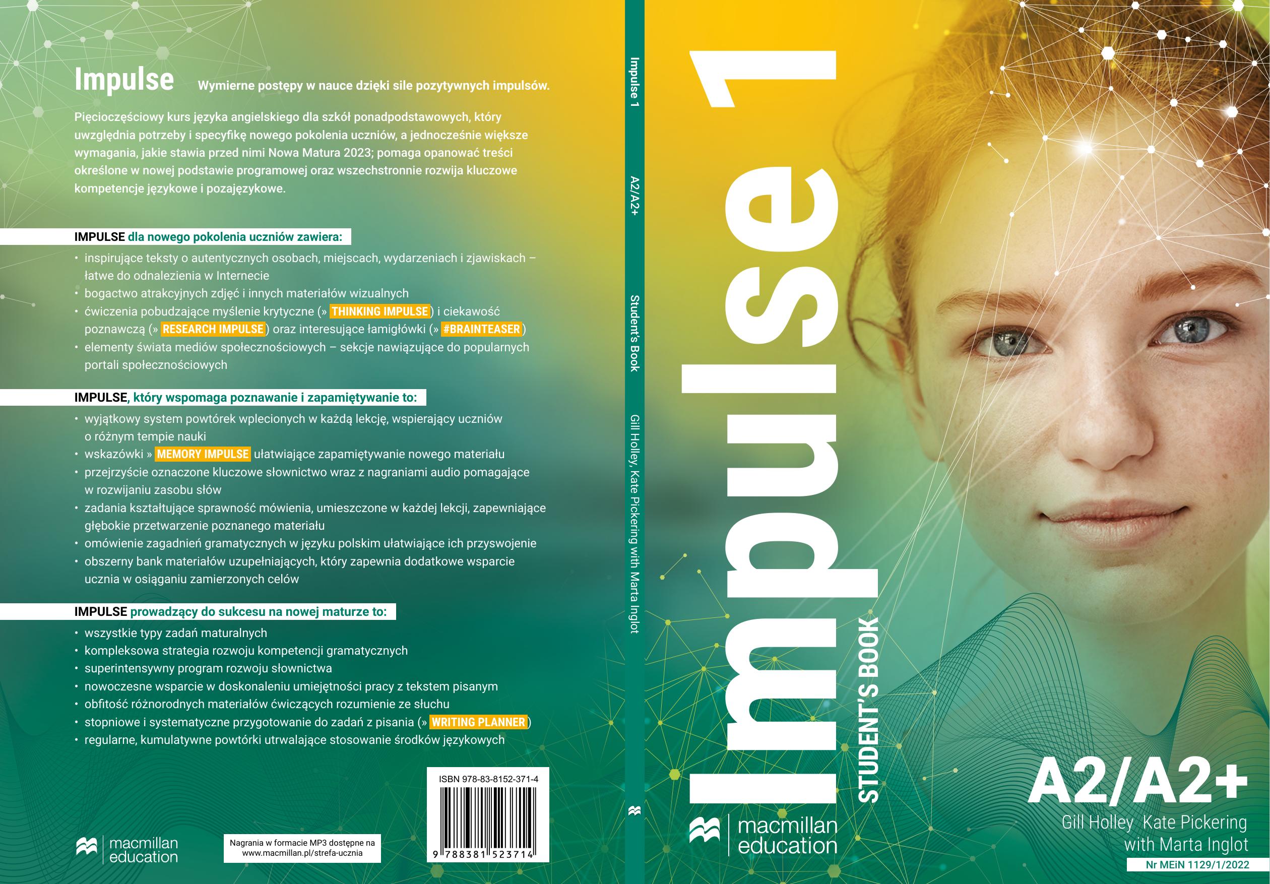 Okładka Impulse 1 - książka ucznia