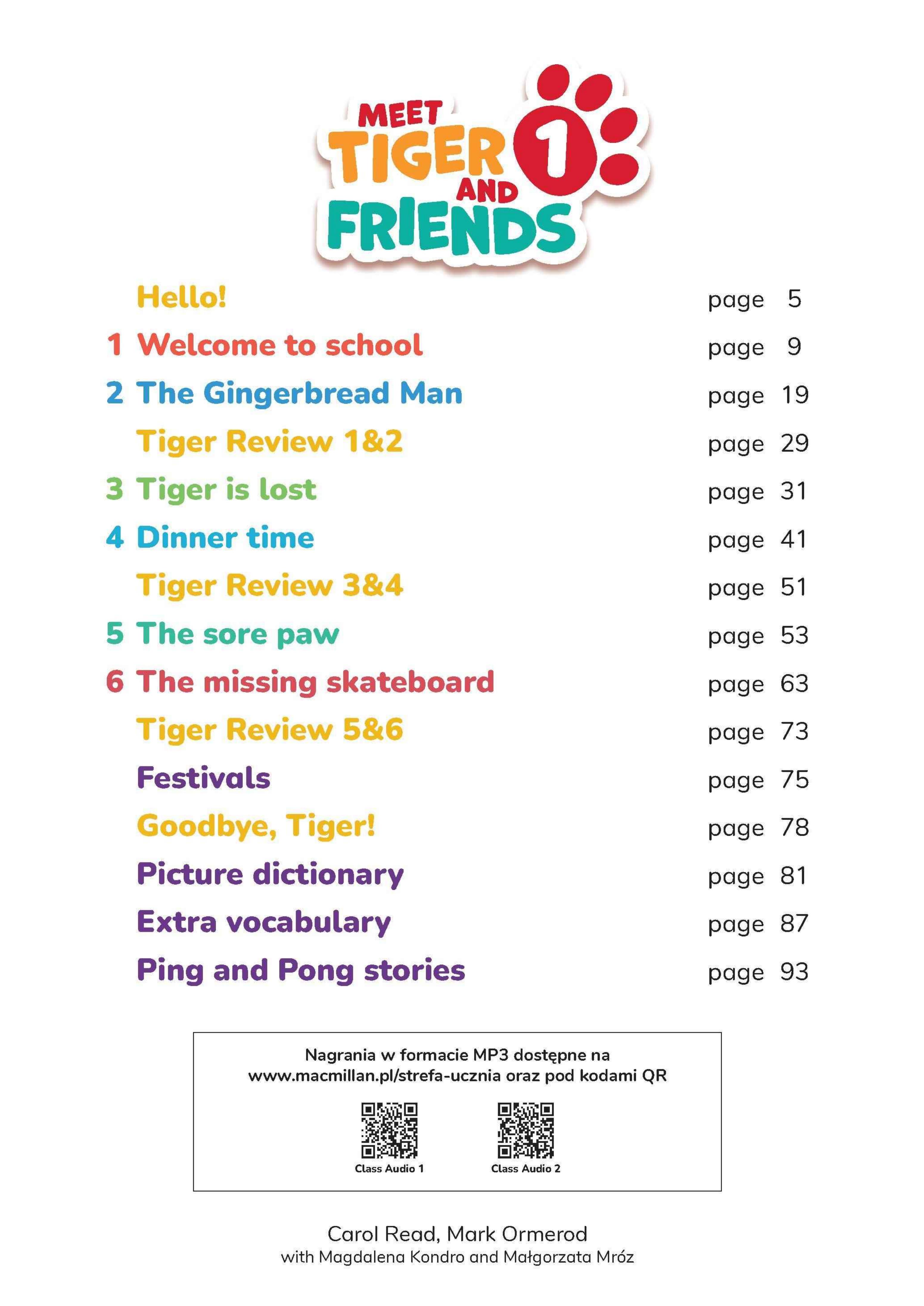 Okładka Meet tiger and friends 1