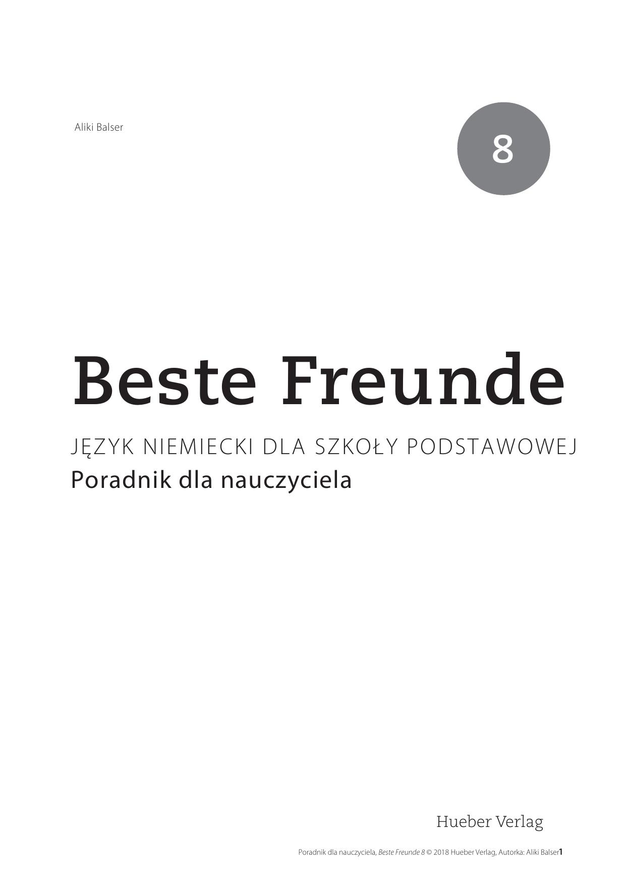 Okładka Beste Freunde 8