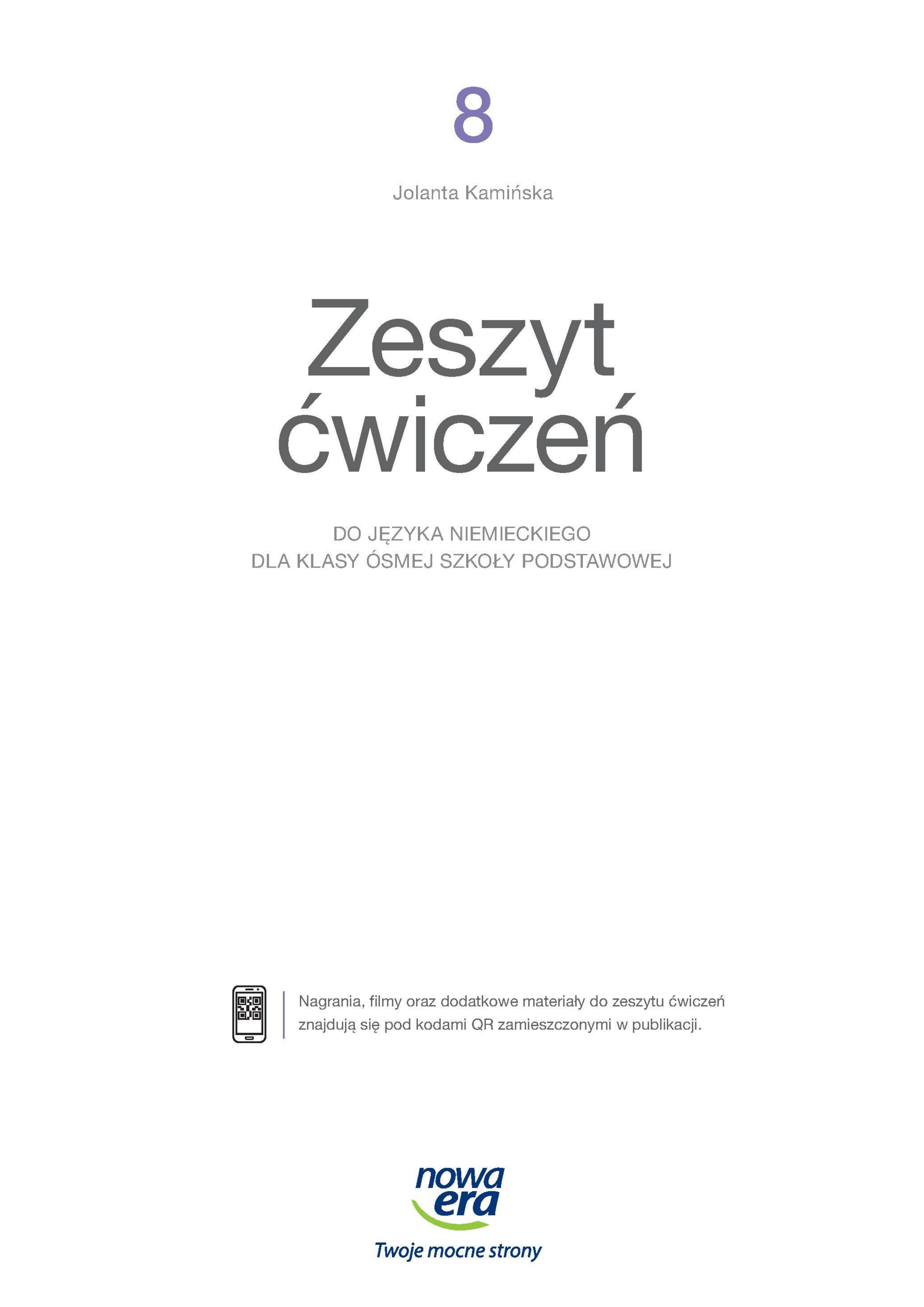 Okładka Deutsch Kompakt neu 8 zeszyt ćwiczeń